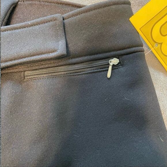 Vintage CB Sports Ski Snowboard Pants Black Wool Nylon Stretch Lycra Snow 12 - Picture 8 of 10